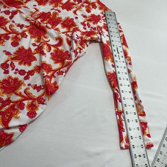 Cabana Life Paisley Tunic Top Size Large - Picture 4 of 6